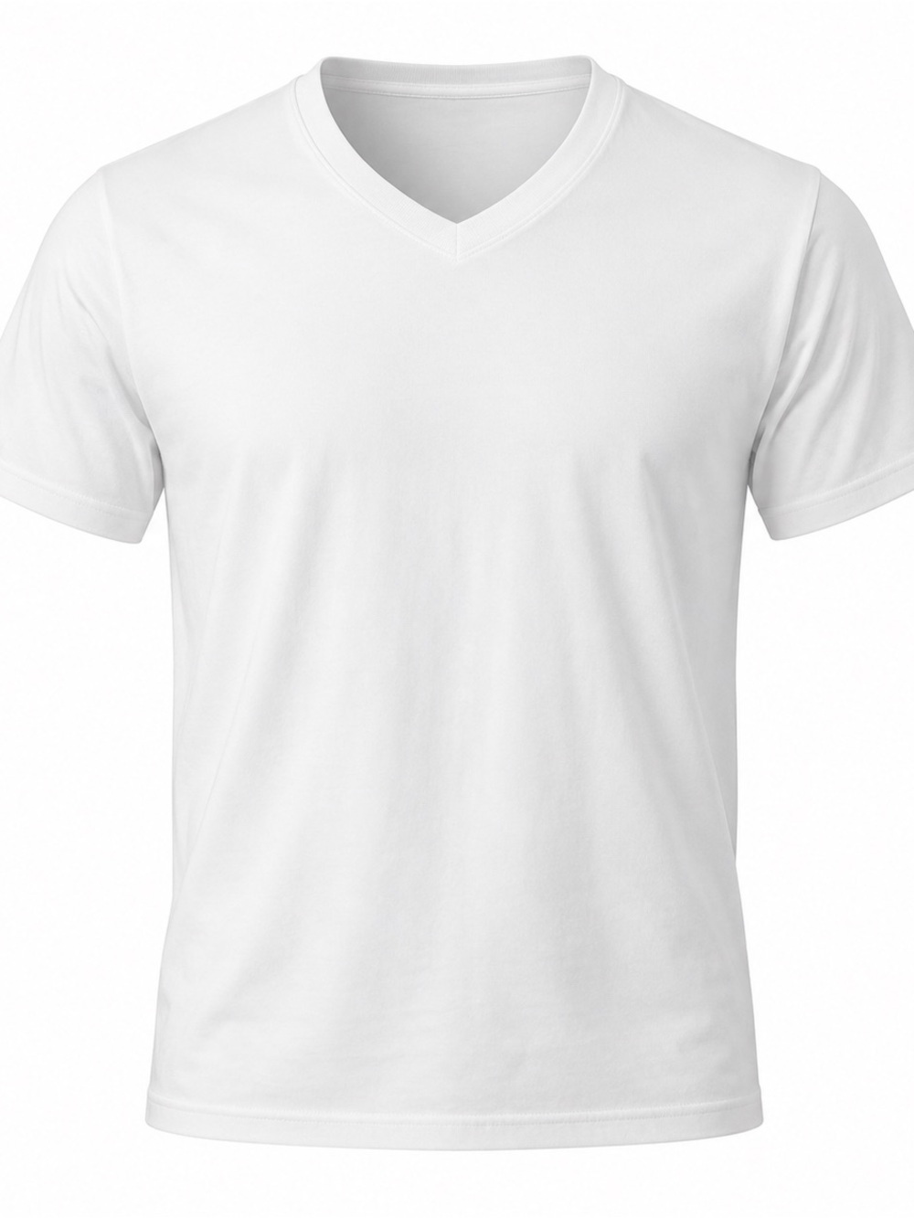 Members Only White V Neck T Shirt Mens Medium Cotton